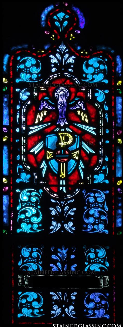 Religious Symbols Religious Stained Glass Window