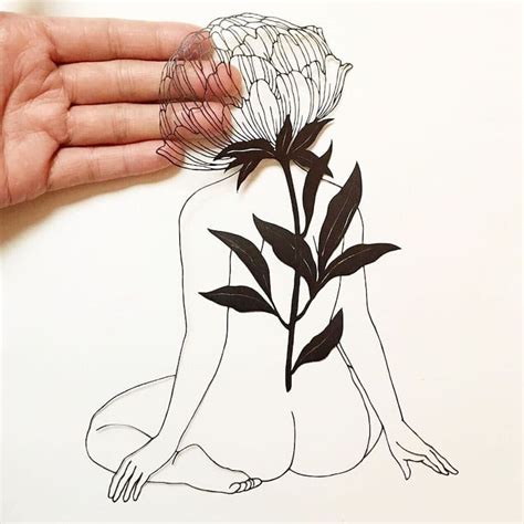 Poetic Paper Cut Illustrations Look Like Delicate Pen Drawings