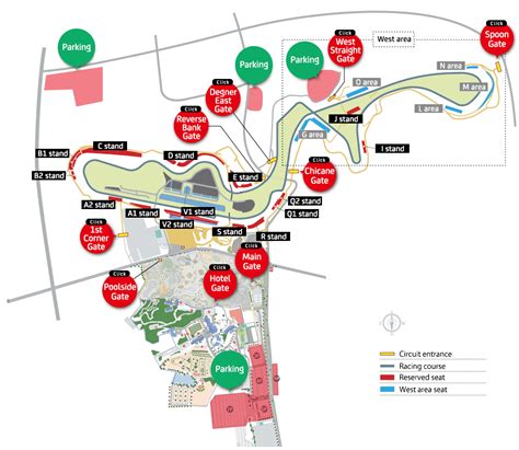 Map Of Singapore F1 Circuit Maps Of The World