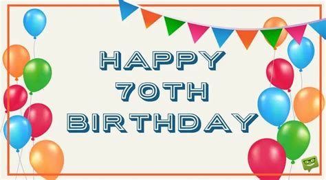 70th Birthday Wishes Messages For 70 Year Olds