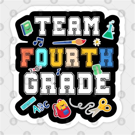 Team Fourth Grade 2021 Back To School 4th Grade T Team Fourth