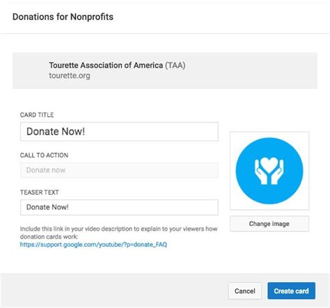 Add A Youtube Donation Card To Your Video 4 Easy Steps Video
