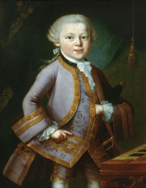 Wolfgang Amadeus Mozart 1756 1791 Painting By Granger