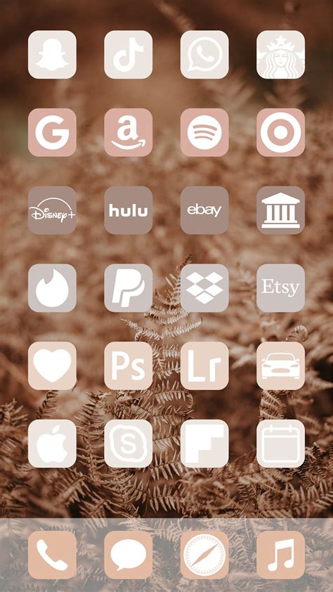 aesthetic nude ios app icons pack icônes couleurs etsy france My XXX