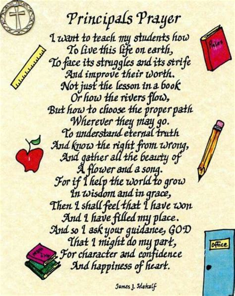 The best corporate gifts ensure good vibes. Principal's Prayer | Principals office, School assistant ...
