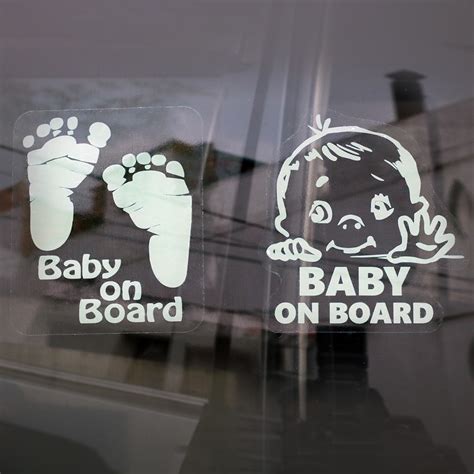 Baby On Board Car Sticker Anim8