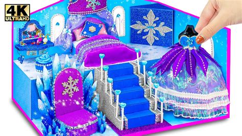 Build Dream Miniature Frozen Castle From Cardboard And Crafts Princess