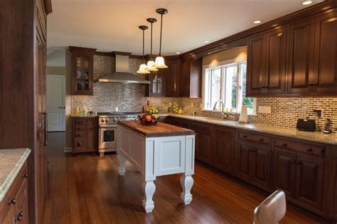 Classic Walnut Kitchen Remodel In Rochester Ny Concept Ii