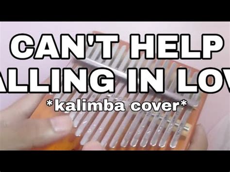 Can T Help Falling In Love Kalimba Cover Youtube