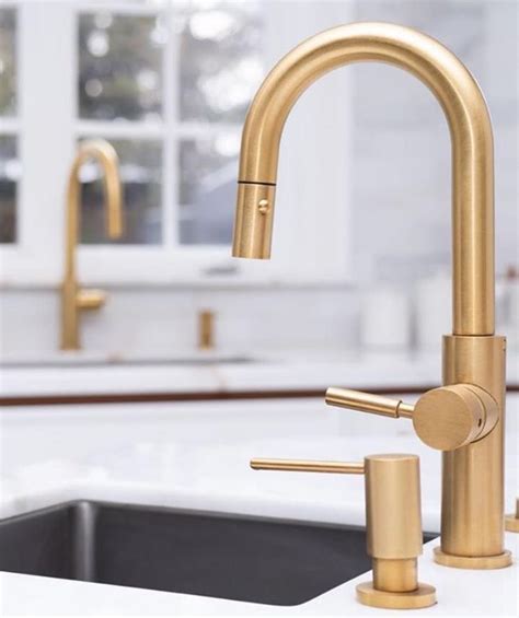 What makes the solid brass kitchen faucet perfect for your home is its ability to offer an ideal upgrade. Matching kitchen faucets in satin brasss for the modern ...