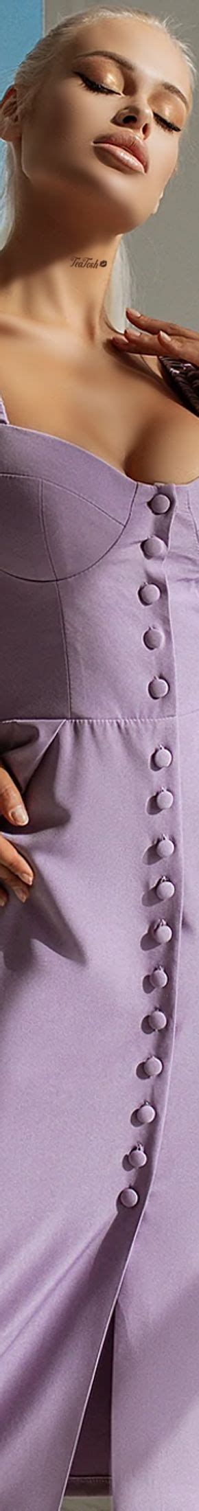 téa tosh elagia teatosh in 2022 lovely lavender purple fashion elegant woman