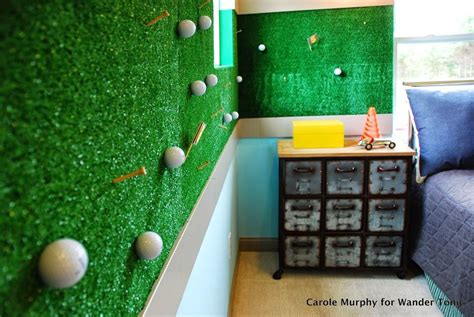 Golf Themed Childs Bedroom Golf Decor Themed Kids Room Golf Room
