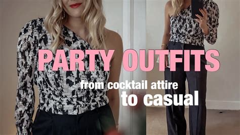 Dress Up And Dress Down Easy Party Outfits Youtube