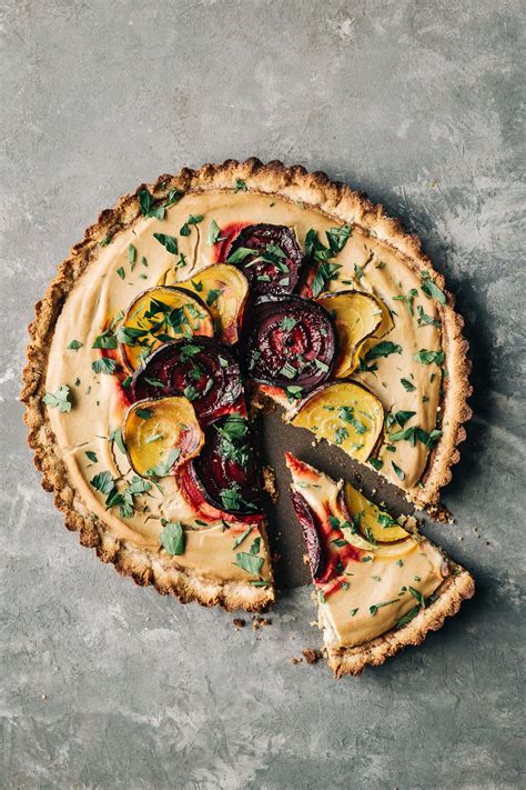 Roasted Beet Tart With Almond Crust Dishing Up The Dirt