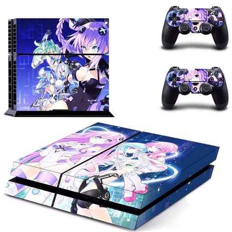 Anime Girl Ps4 Decal Sticker For Console And Controllers