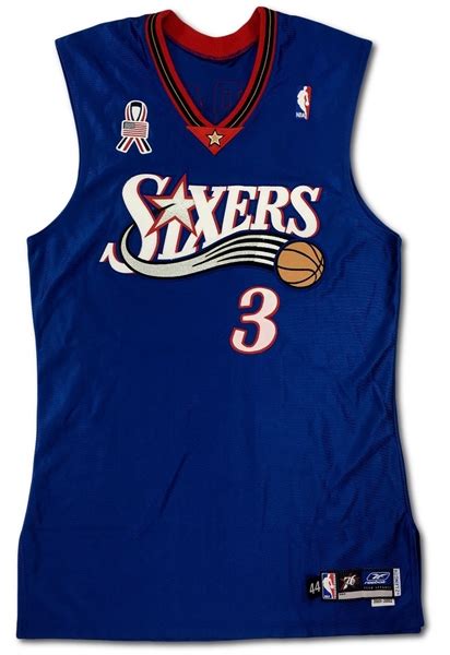 An series of jerseys only manifested to highlight legends. Lot Detail - Allen Iverson 2001-02 Philadelphia 76ers Game ...