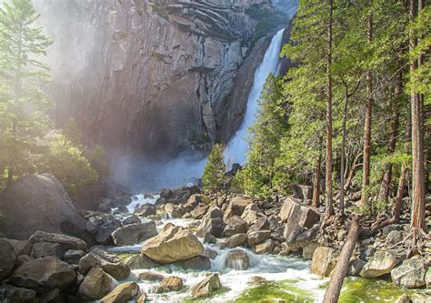 Misty Moments At Yosemite Falls Photograph By Lynn Bauer Fine Art America