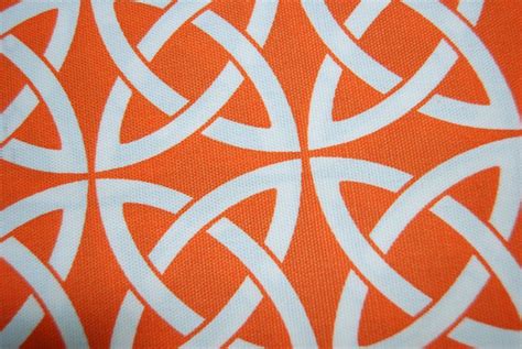 Lattice Link Bright Orange Tangerine Geometric Famous Maker Outdoor