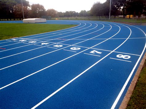 Standard Size And Dimensions Of Athletics Running Tracks Sports And