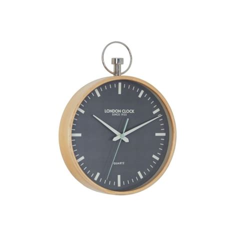 Hillier Jewellers London Clock Wood Finish Wall Clock
