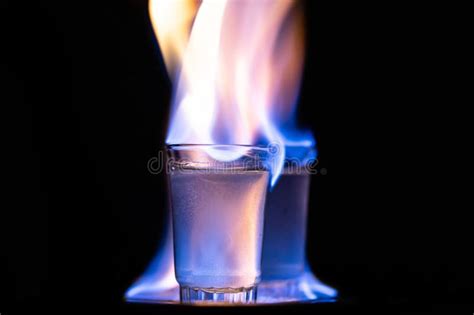 Burning Alcohol Stock Image Image Of Gold Heat Golden 17869719