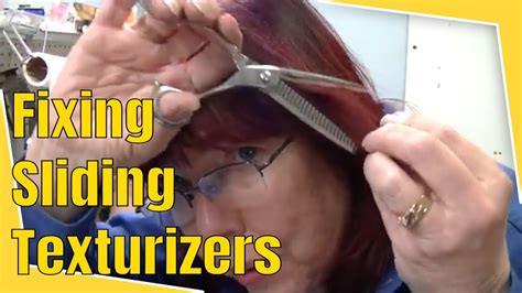 Sharpening Sliding Thinning Shears Can These Shears Be Fixed Youtube