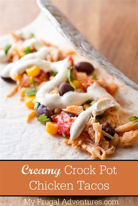 Add the onions and chopped celery to the pot. Creamy Crock Pot Chicken Tacos Recipe - My Frugal Adventures