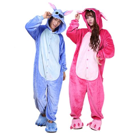 Onesies can be helpful to protect itchy cats from damaging their skin and are much better tolerated than. Stitch and Angel Onesie, Stitch and Angel Pajamas For ...