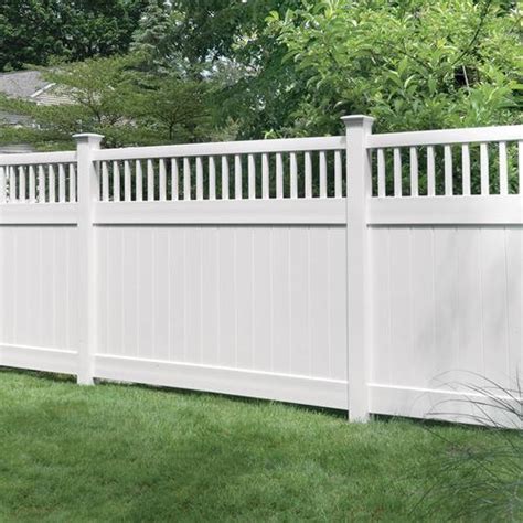 Maybe you would like to learn more about one of these? Freedom Portsmouth 6-ft H x 8-ft W White Vinyl Fence Panel ...