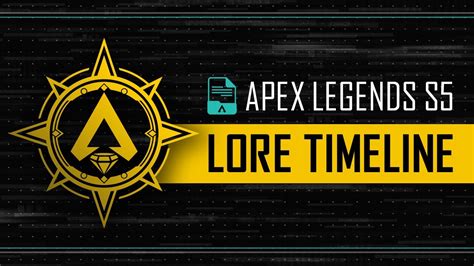 Apex Legends Season 5 Lore Timeline Youtube