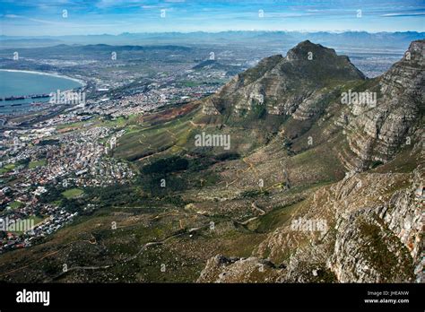 Table Mountain View Of Cape Town With Lion Head Western Cape South
