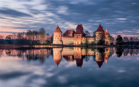 Trakai Castle Lithuania Wallpaper World Wallpapers 29200