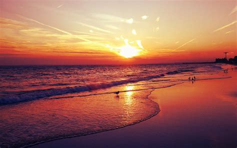 sunset beaches hd images pixelstalk