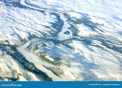 Frozen River Stock Photo Image Of Arctic Aerial Frozen 64244910
