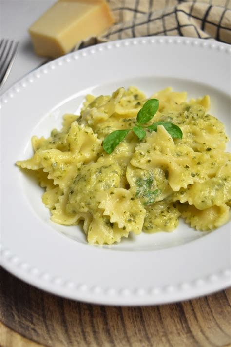 Pâtes à la crème de courgette