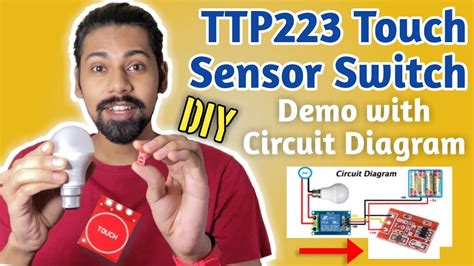 Diy Ttp223 Touch Sensor Wiring Turn On Off Light Using Ttp223 Sensor