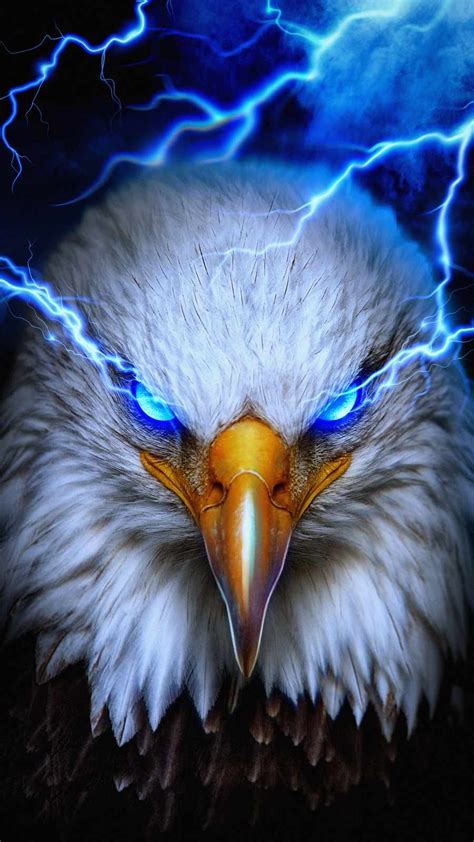 Neon Eagle Wallpapers Wallpaper Cave