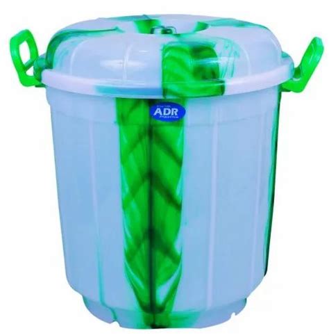 Round Double Color 25 Ltr Plastic Storage Drum For Home At Rs 195
