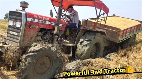 Most Powerful Wd Tractor Massey Ferguson Wd Tractor Full Load