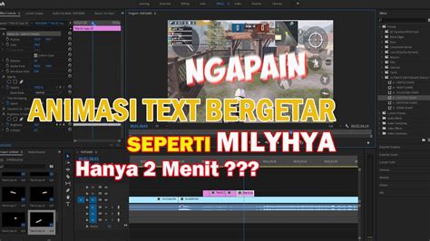 Start with the basics and learn how to organize your files outside premiere, import with expert instruction from dave bode, you'll start at the absolute beginning and work quickly through these free premiere pro tutorials into more exciting. Cara Mudah Membuat Text Seperti MILYHYA Menggunakan Adobe ...