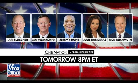 Julie Banderas On Twitter Tune Into Onenationfnc At Pm Tonight Ill Be On Tonight With One