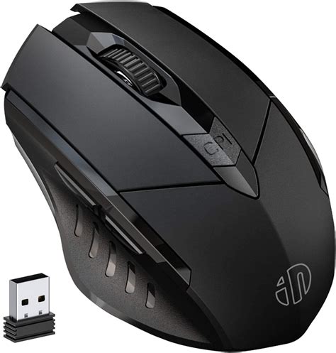 Wireless Mouse Inphic Rechargeable Gaming Mouse With Usb Nano Receiver