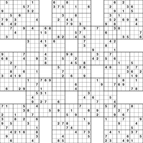 Printable Sudoku Printable Giant Sudoku Printable Sudoku Free