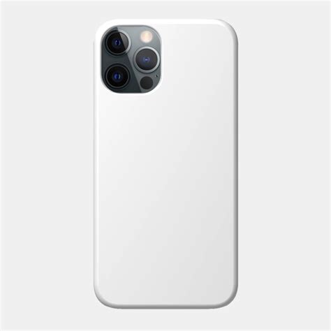 Plain White Simple Solid Designer Color All Over Color White Phone