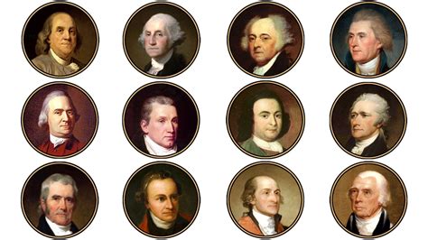 The Founding Fathers By Donkeyhotey Adam James James Monroe John