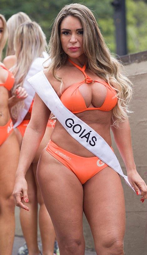 Miss BumBum Contestants Bring Traffic To A Standstill In Thong Bikinis In Brazil Daily