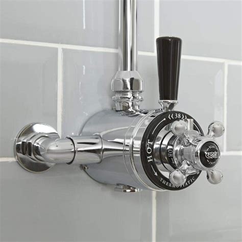 Milano Elizabeth Traditional Dual Exposed Thermostatic Mixer Shower