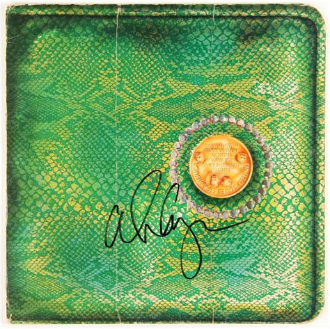 Alice Cooper Signed Billion Dollar Babies Vinyl Record Album Cover