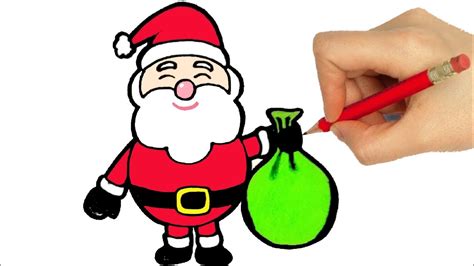How To Draw Santa Claus Step By Step Youtube
