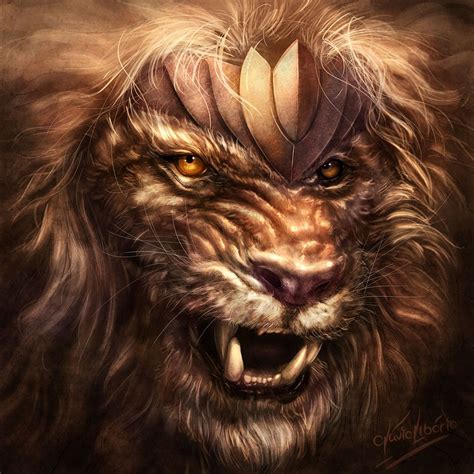 Draconian Nights Lion Warrior By Otavioliborio Lion Art Big Cats